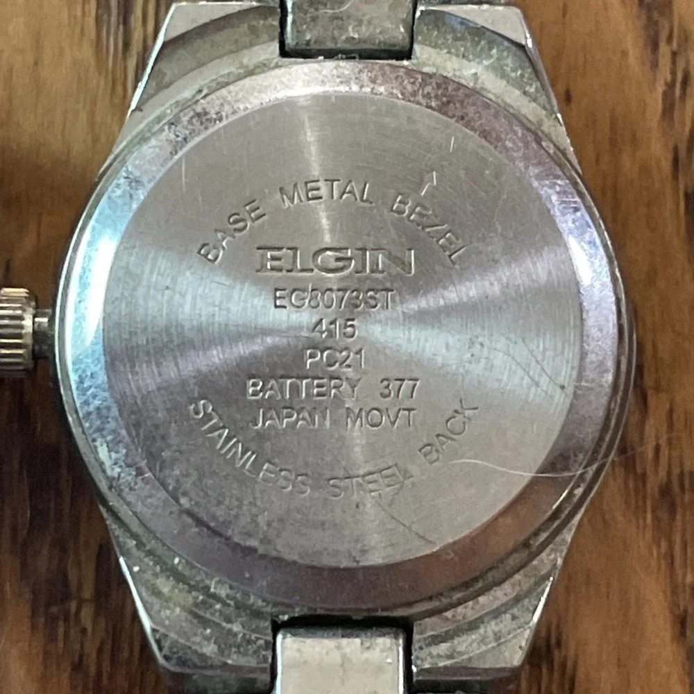 5 Vintage Watches Silver Tone Bracelet Quartz